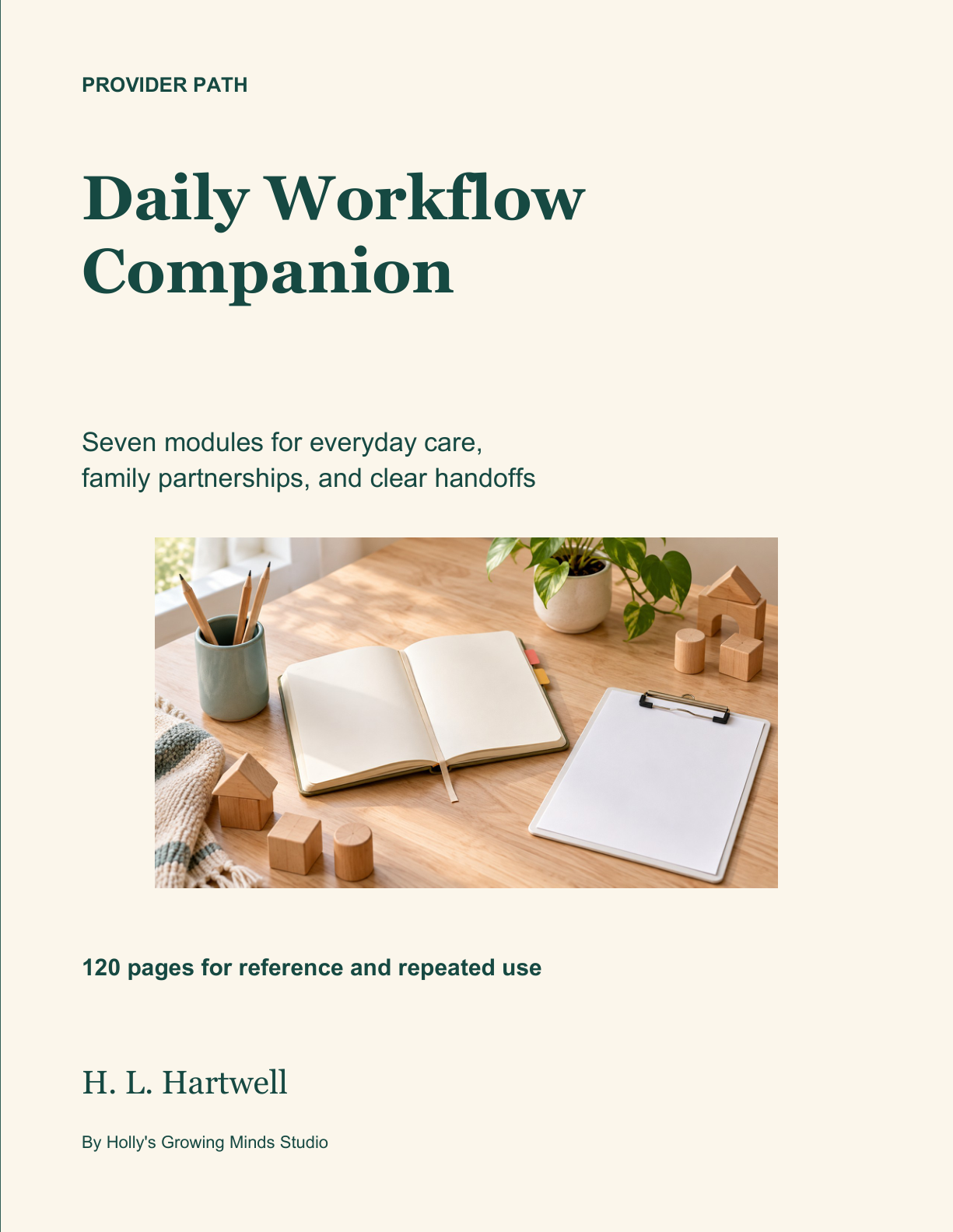 Daily Workflow Companion by H. L. Hartwell — Provider Path cover