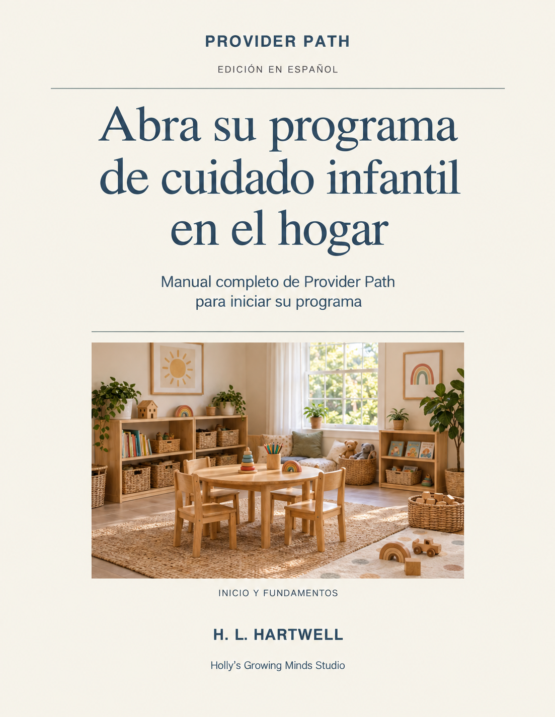 Abra su programa de cuidado infantil en el hogar by H. L. Hartwell — Provider Path cover