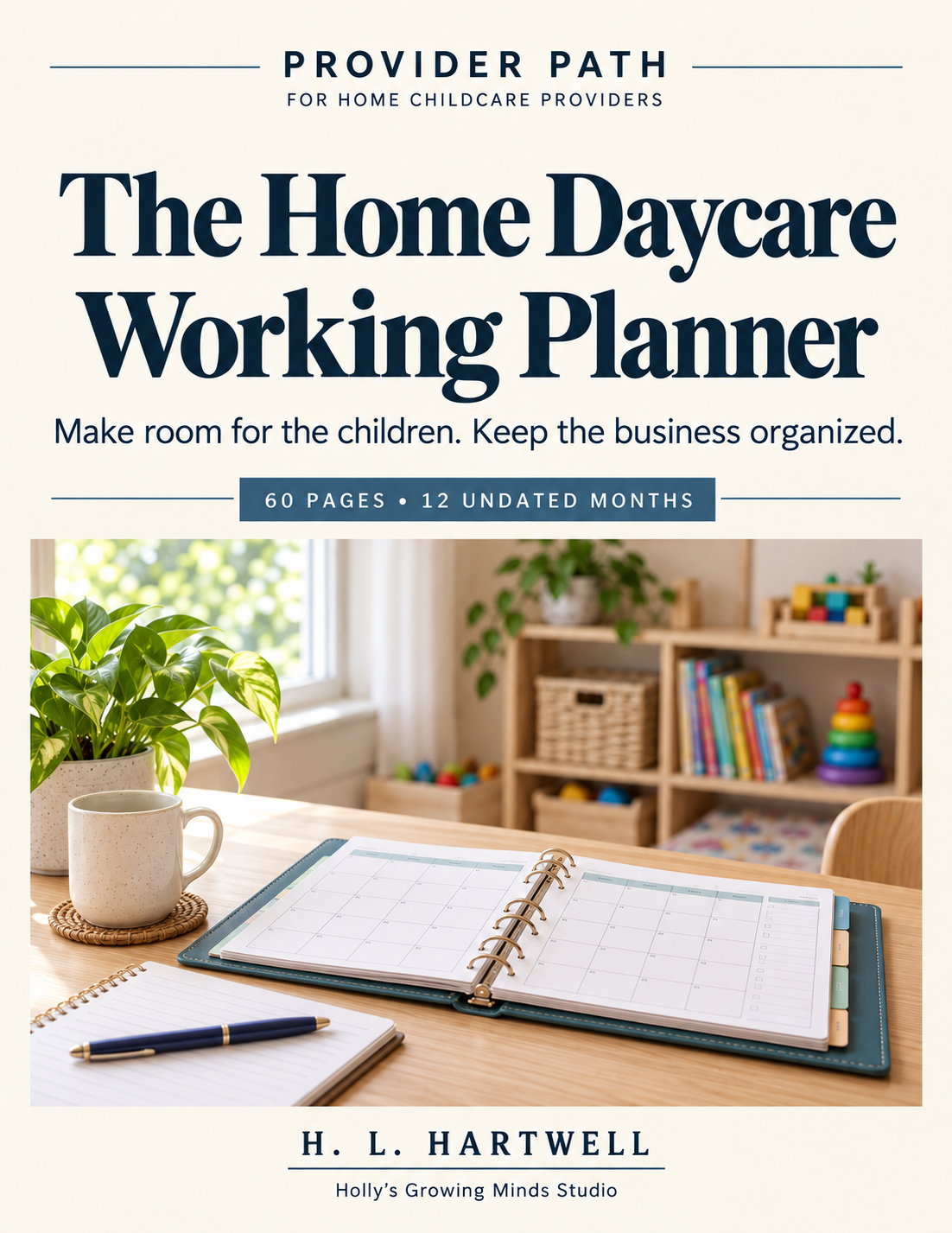 The Home Daycare Working Planner cover
